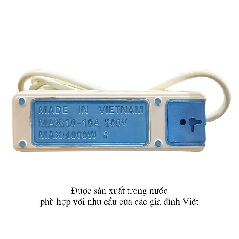 Ổ cắm điện 5 lỗ - công suất 4000W - dây dài 4m - hàng Việt Nam (OT05)