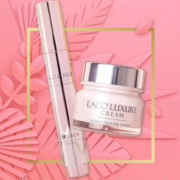 Combo Dưỡng Da Ngày Đêm LACO - LACO LUXURY CREAM VÀ DNA SERUM AMPOULE DNA CÁ HỒI