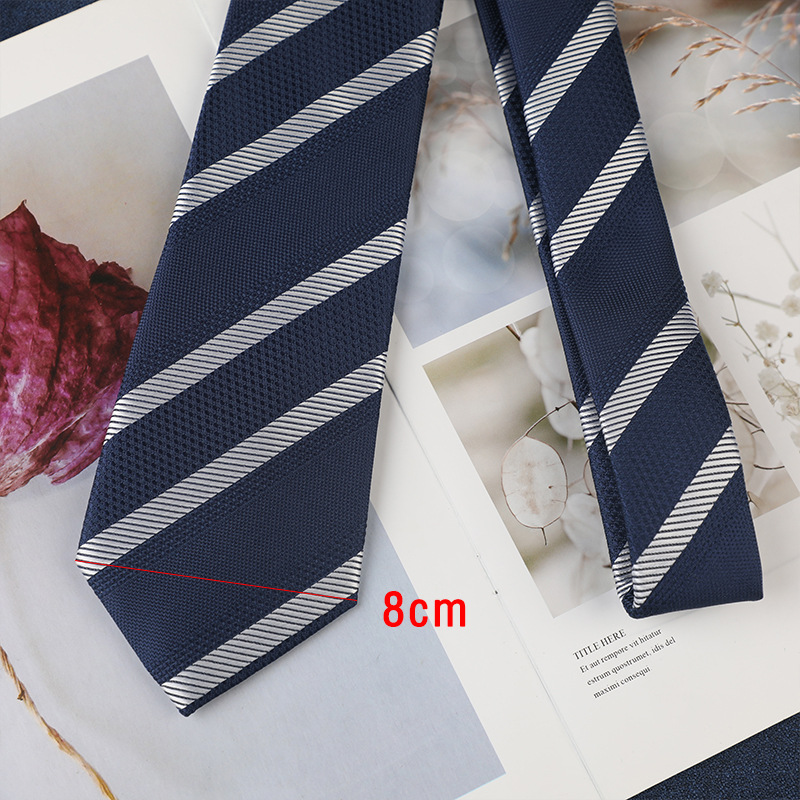 Caravat nam, cà vạt bản 8 cm phụ kiện mặc vest đám cưới, tiệc, party