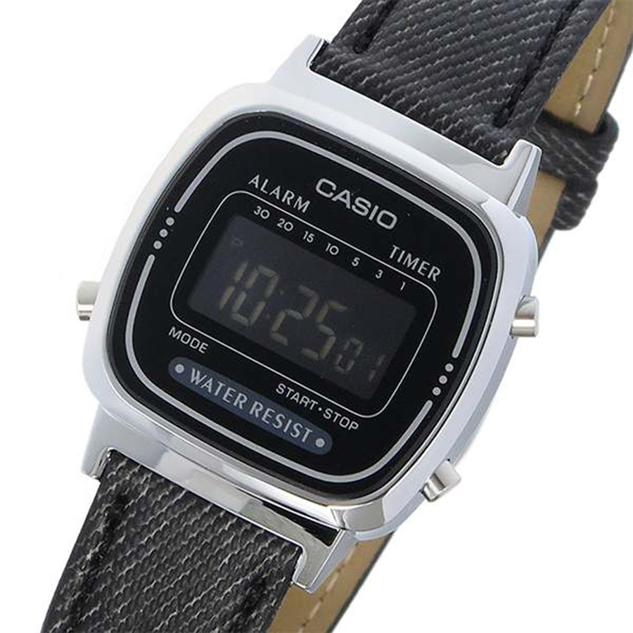 Đồng hồ nữ dây da Casio LA670WL-1BDF
