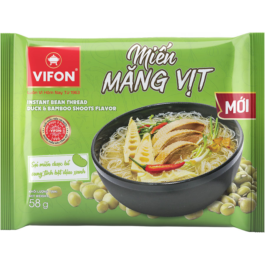 Thùng 24 Miến Măng Vịt VIFON (58g/ Gói)