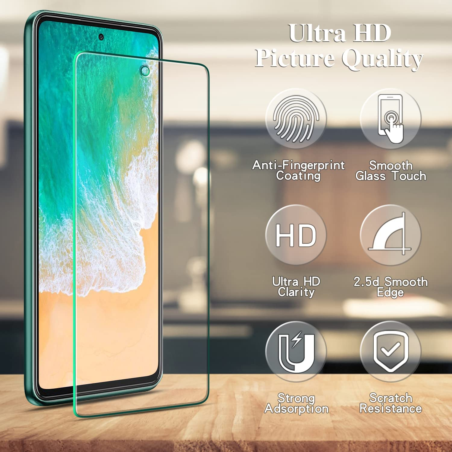 Miếng dán kính cường lực cho Samsung Galaxy A52 / A52 5G / A52s hiệu HOTCASE HBO - hàng nhập khẩu