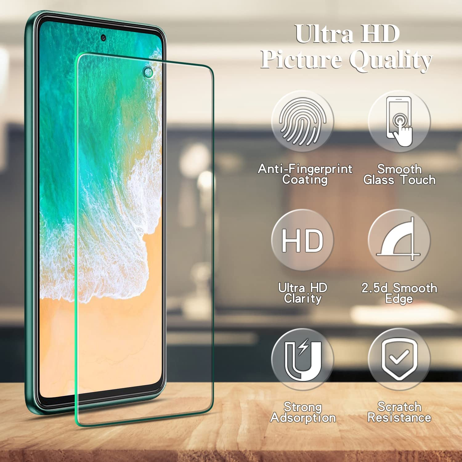 Miếng dán kính cường lực cho Samsung Galaxy A52 / A52 5G / A52s hiệu HOTCASE HBO (độ cứng 9H, mỏng 0.3mm, hạn chế bám vân tay) - hàng nhập khẩu