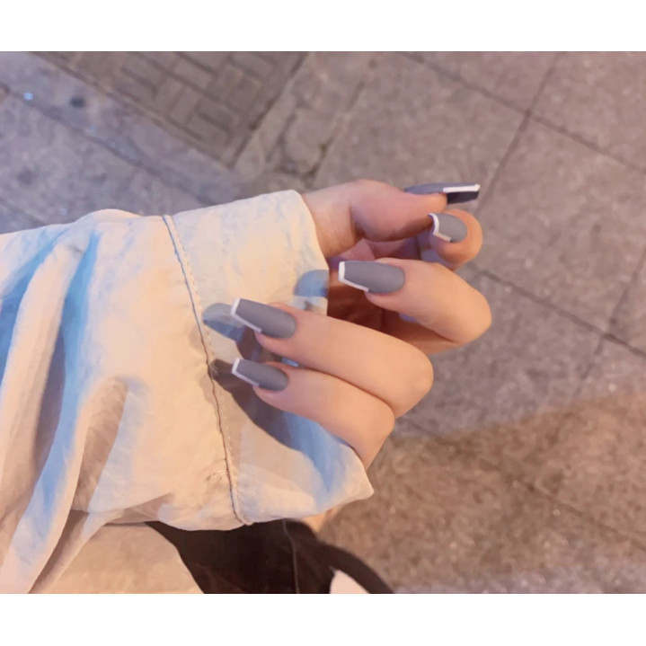 Bộ 24 móng tay giả nail thơi trang như hình