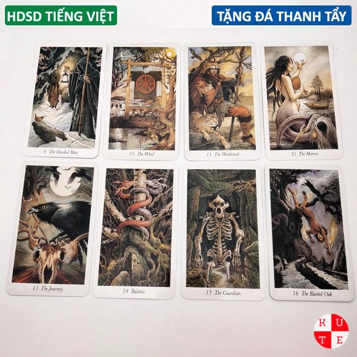 Bộ Bài Tarot Wild Wood 78 Lá Bài Tặng Hướng Dẫn Tiếng Việt Và Đá Thanh Tẩy