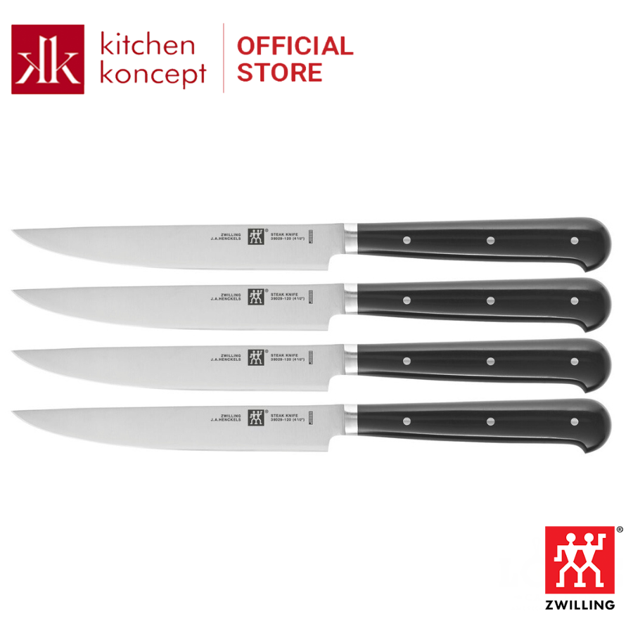Bộ Dao Bít Tết ZWILLING Steak Màu Đen- 4 Cái