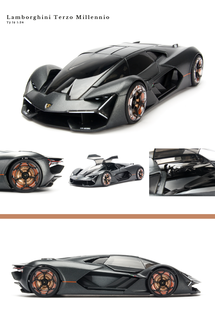 Mô hình xe Lamborghini Terzo Milennio 1:24 Bburago 18-21094