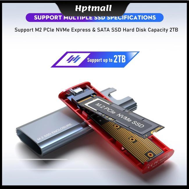 Hộp Ổ Cứng SSD M.2 NVME / SATA 10Gbps Tốc Độ Cao