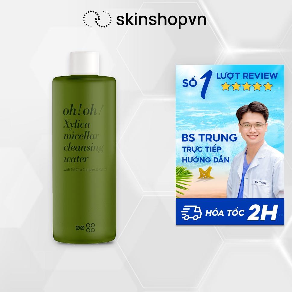 Nước Tẩy Trang Chuyên Sâu Phục Hồi Màng Lipid oh!oh! Xylica Micellar Cleansing Water