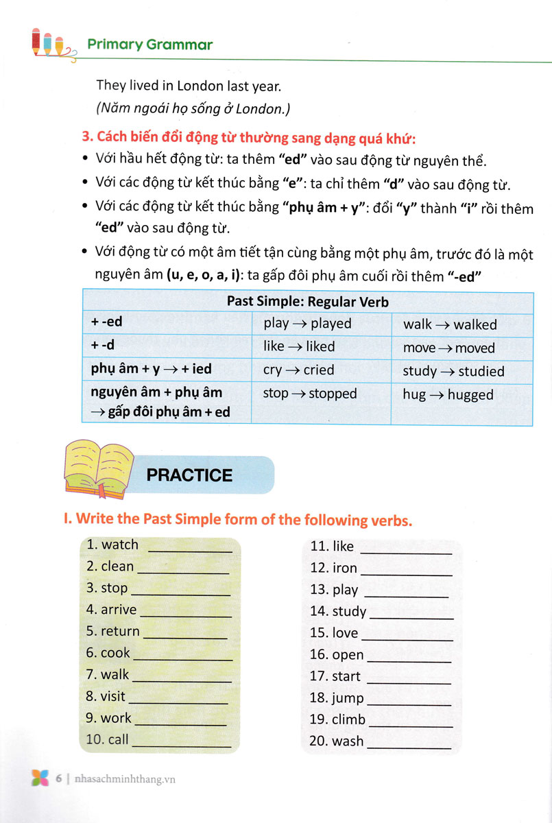 PRIMARY GRAMMAR - NGỮ PHÁP TIẾNG ANH THEO CHỦ ĐỀ LỚP 5 - TẬP 2_MT