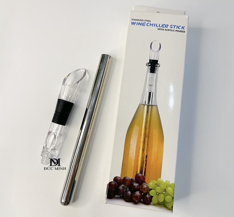 Dụng cụ làm lạnh kèm vòi rót rượu vang SUNWAY