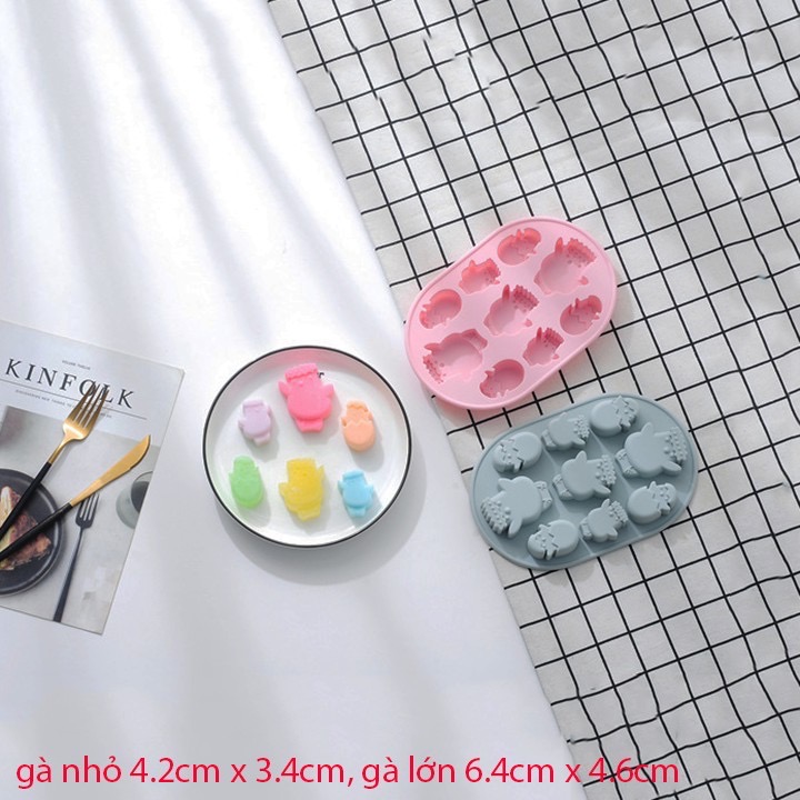Khuôn silicon bạch tuộc mini