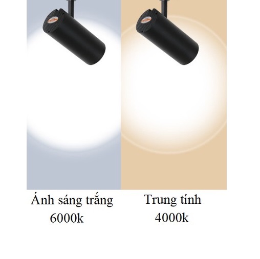 Đèn Rọi Ống Bơ 10W/20W Ốp Trần/Ốp Tường, Đèn Soi Tranh Chất Lượng Cao, Đèn Shop Thời Trang Hàng Chính Hãng