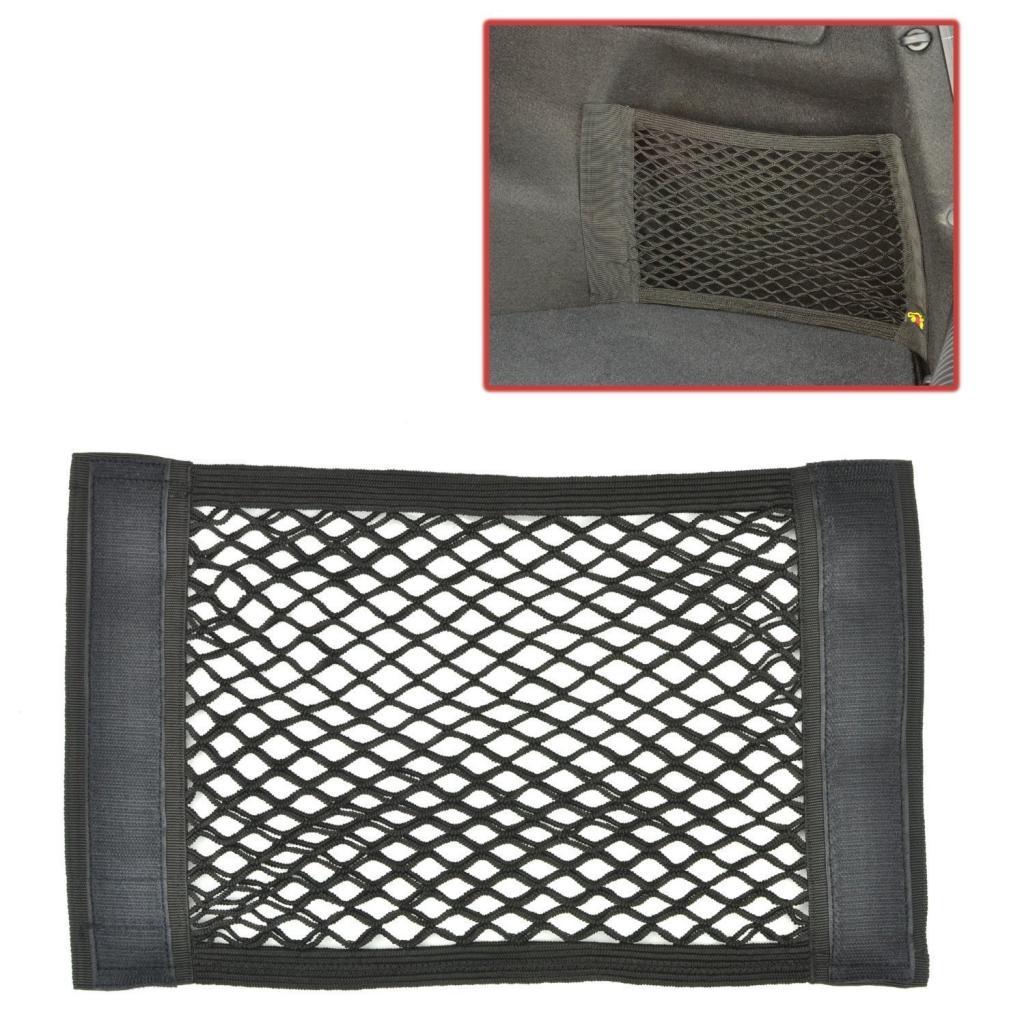 2x Black Car Truck Seat Storage Mesh Net Pocket Bag Luggage Organizer Holder