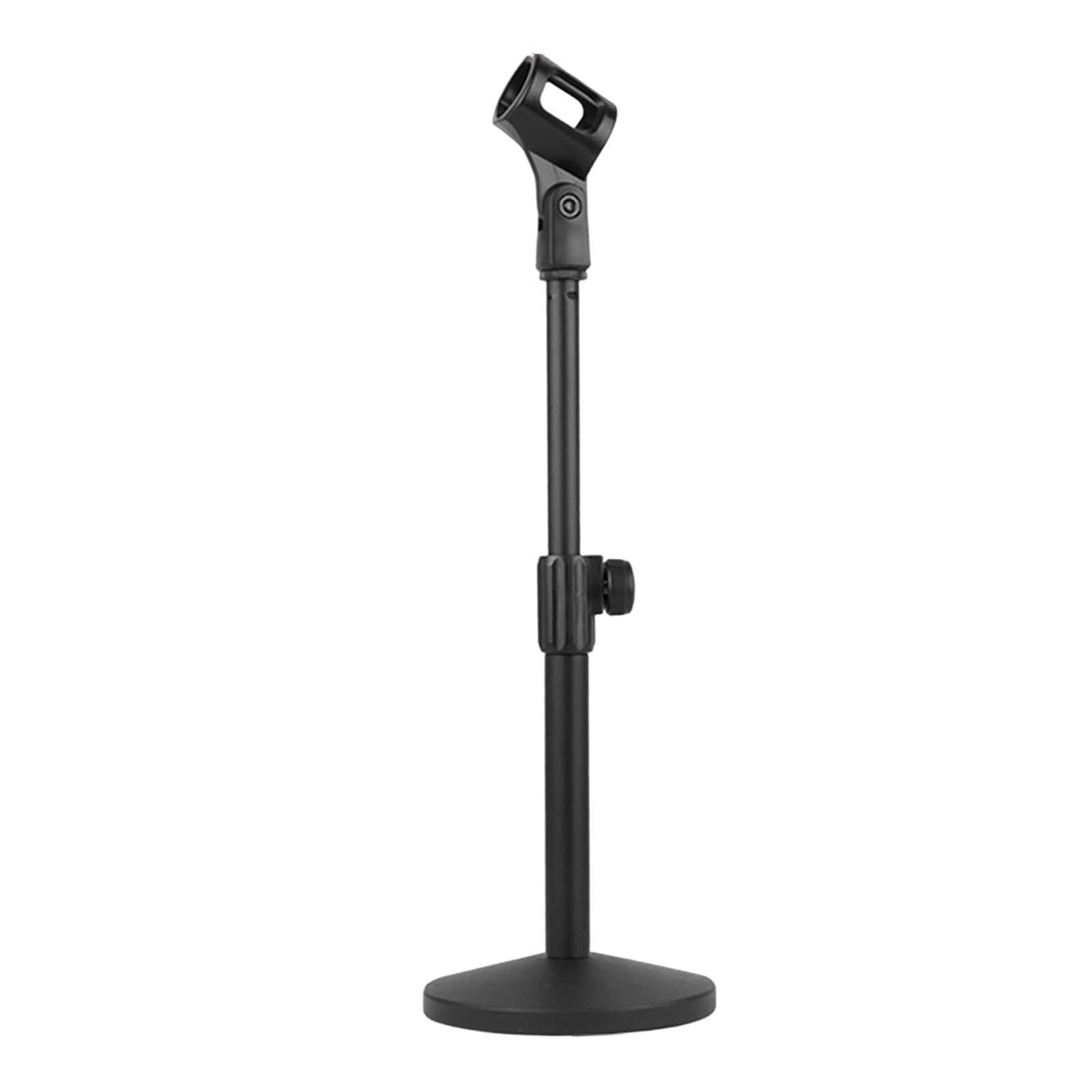 Desktop Microphone Stand Metal Adjustable Table Mic Stand for Concert Stage Performance