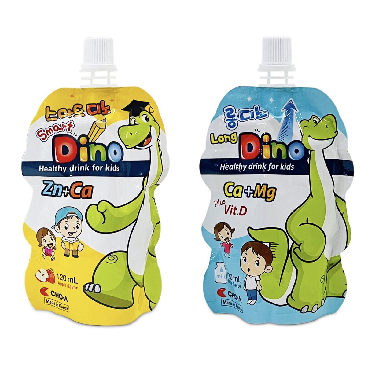 Combo Nước Uống Dinh Dưỡng Dino Vị Táo, Dâu, Sữa Dành Cho Trẻ Em (3 Gói x 3 Vị)