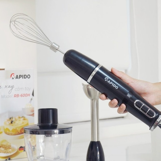 Máy xay cầm tay đa năng Sothing Rapido RB-600H, máy xay 3 in1 xay nhuyễn mịn- Hàng chính hãng