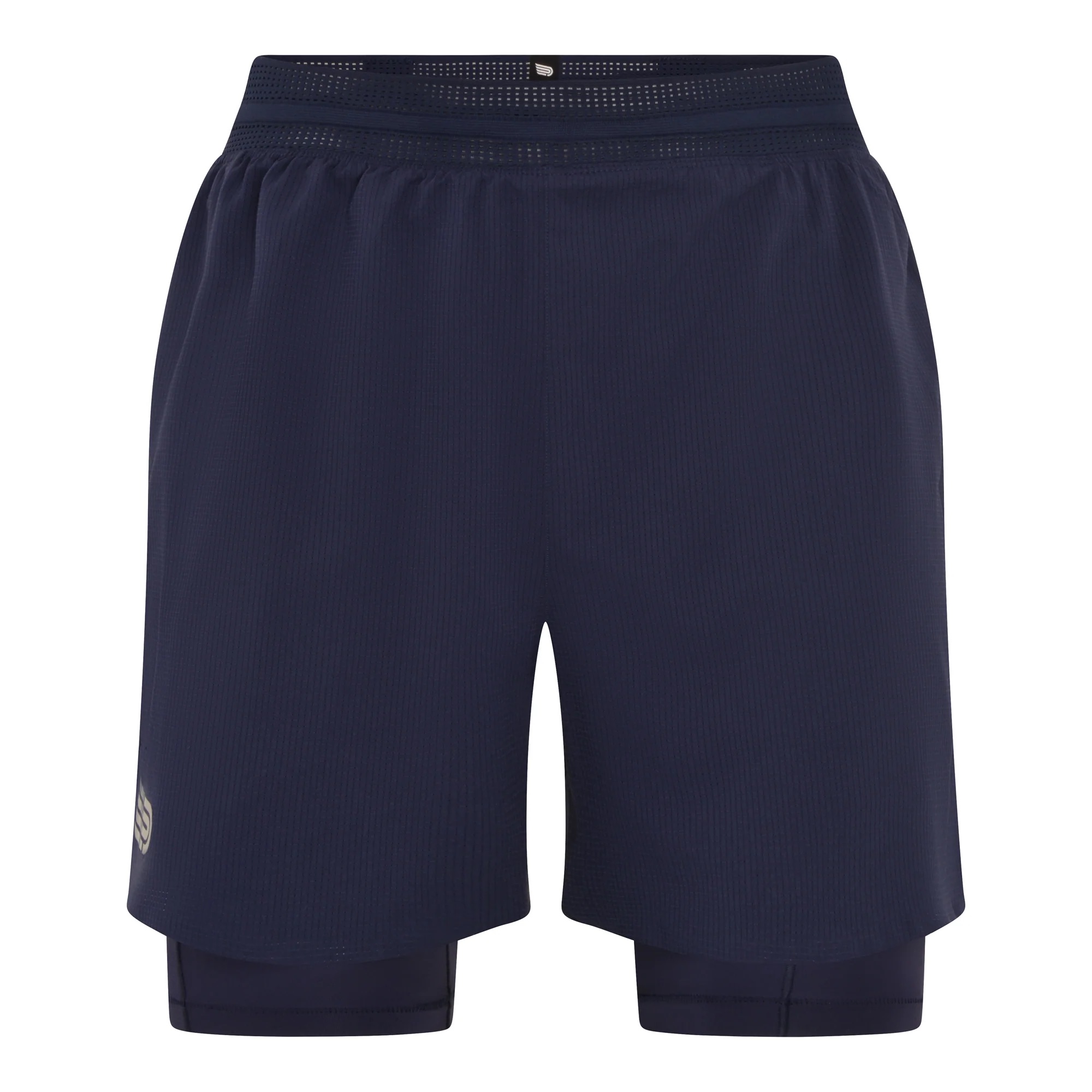 Quần Short Chạy Bộ Nam 2N1 4.5' Pressio - Men’s Run Elite 2N1 Short 4.5' - Blue