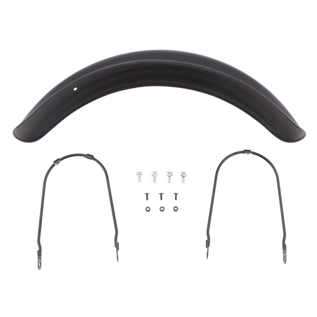 Front Mudguard Direct Replacement Metal Steel for Motorcycle Black