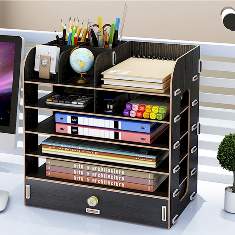 Kệ Sách 6 Tầng Ghép