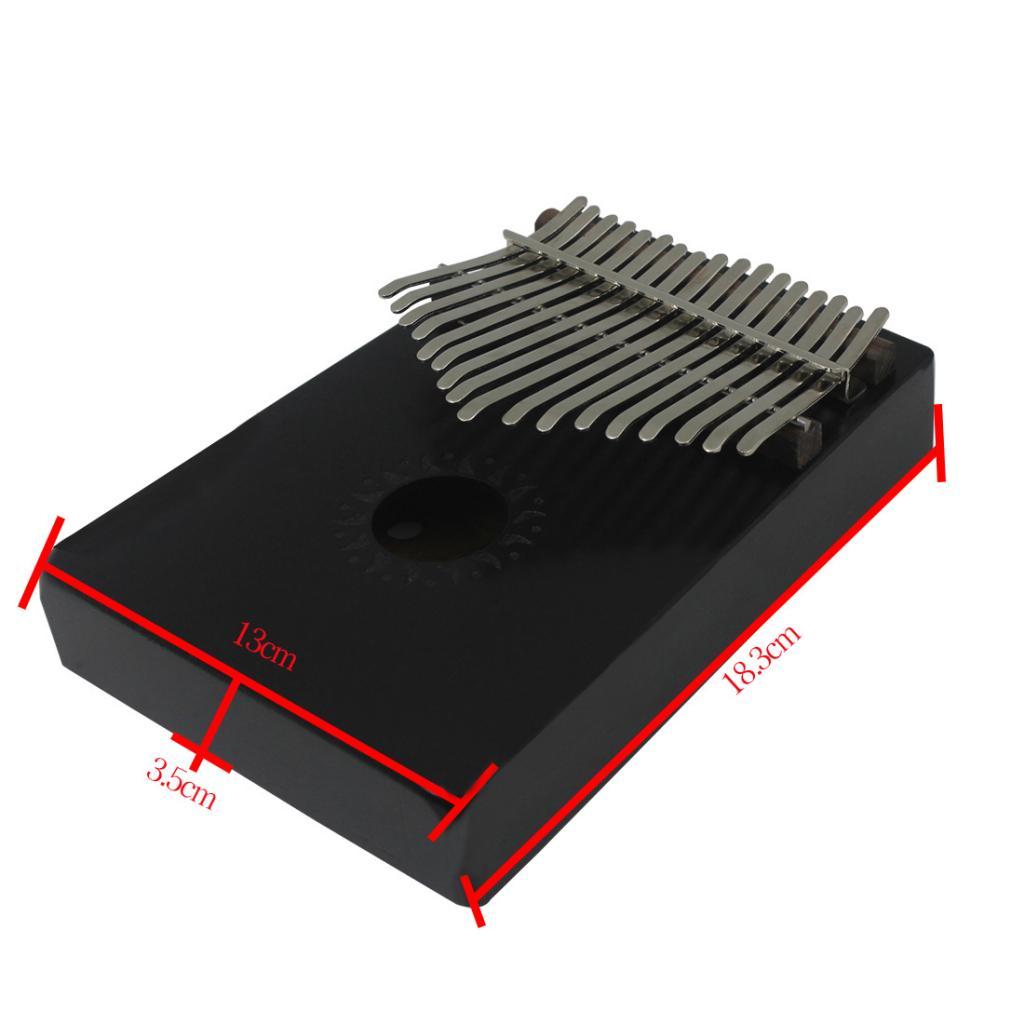 17 Key  Mbira Finger Percussion Thumb Piano with Storage Case
