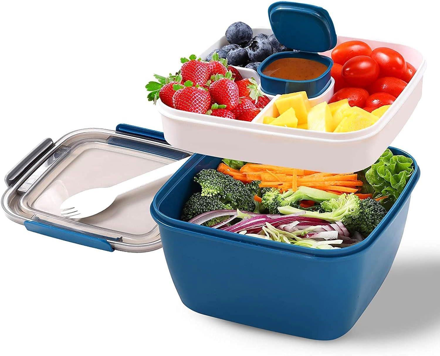 Hộp ăn trưa bento bento hộp salad container với hộp đựng đồ 3 hộp salad hộp salad to-go