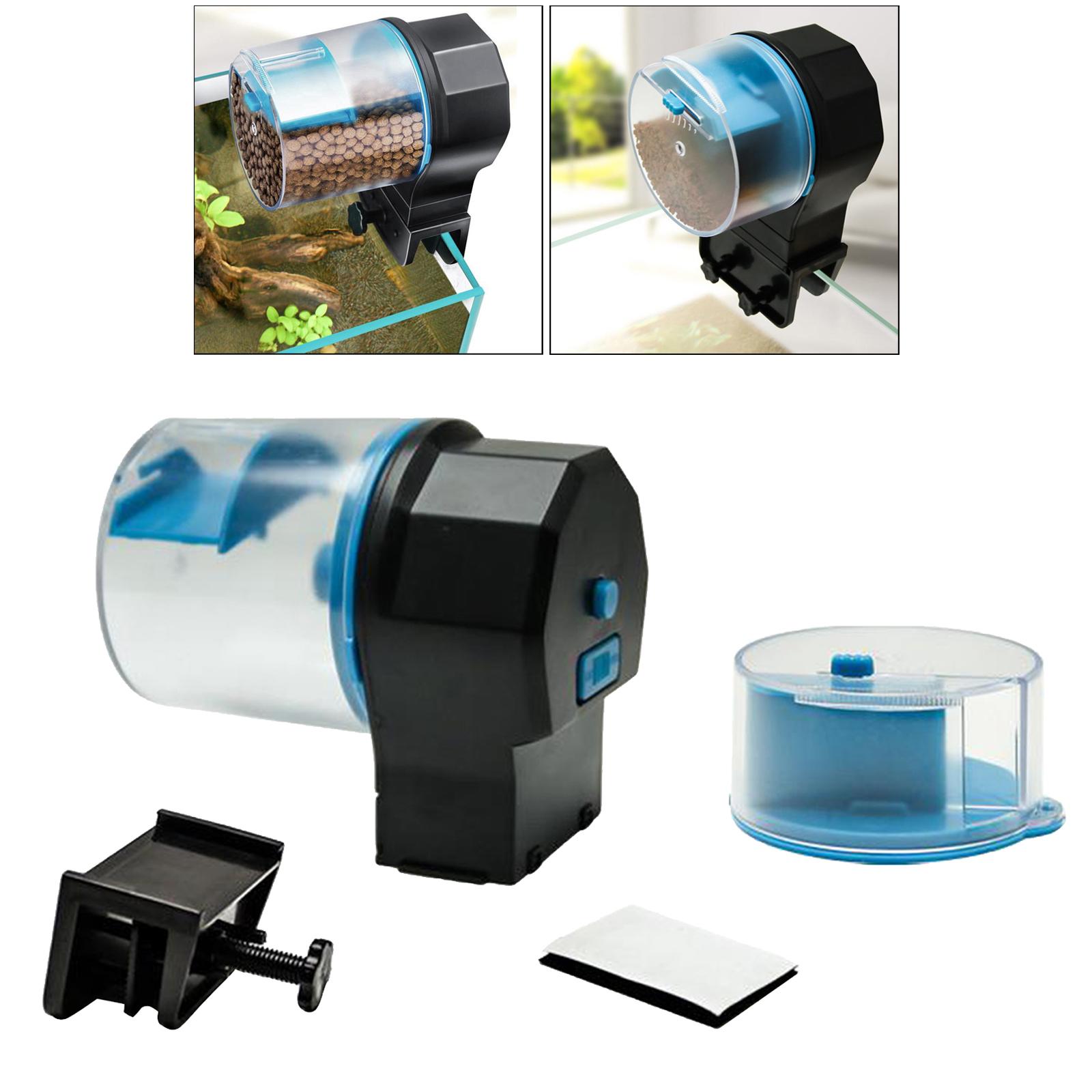 Automatic Fishing Feeder, Aquarium Tank Timer Auto Feeder with 2 Feed Box for Aquarium or Fishing Tank, Manual Feed Available