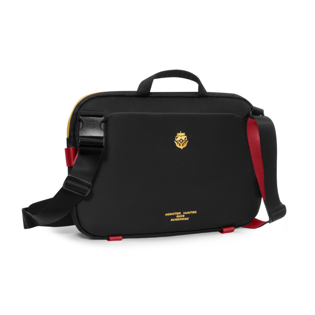 Túi đeo chéo Tomtoc (USA) Monster Hunter -Themed EDC Sling Bag L cho Macbook Pro 14 inch M1 - Thiết kế theo trò chơi Monster Hunter, tiện lợi và bền bỉ , hàng chính hãng H02C4S1