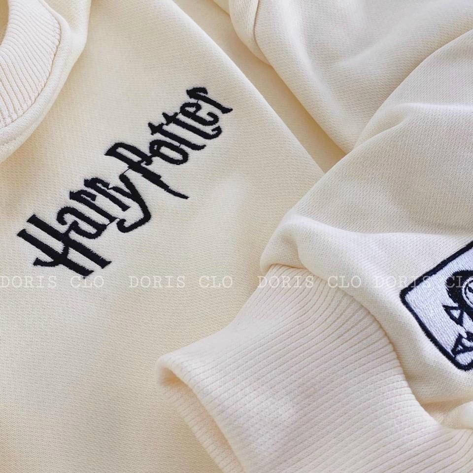 Áo Sweater Nỉ Bông HARRY POTTER Form Rộng Unisex Nam Nữ Ulzzang, Áo Sweater Tay Dài SWEEDER Vải Nỉ Bông Form Rộng Ulzzang Unisex