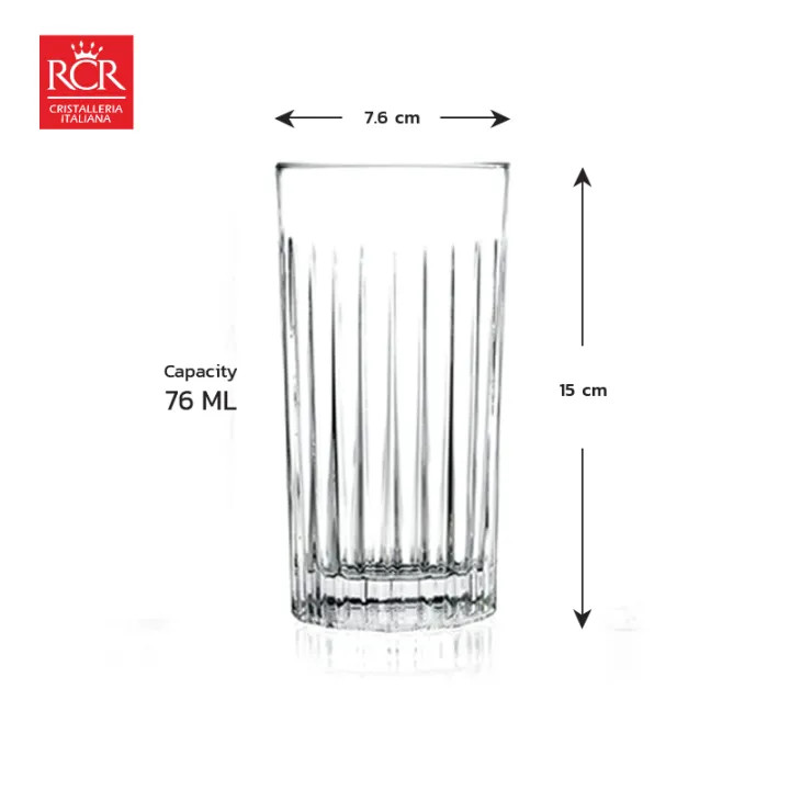 Ly Thuỷ Tinh Pha Lê Ý RCR - Timeless HB Tumblers 440 ml