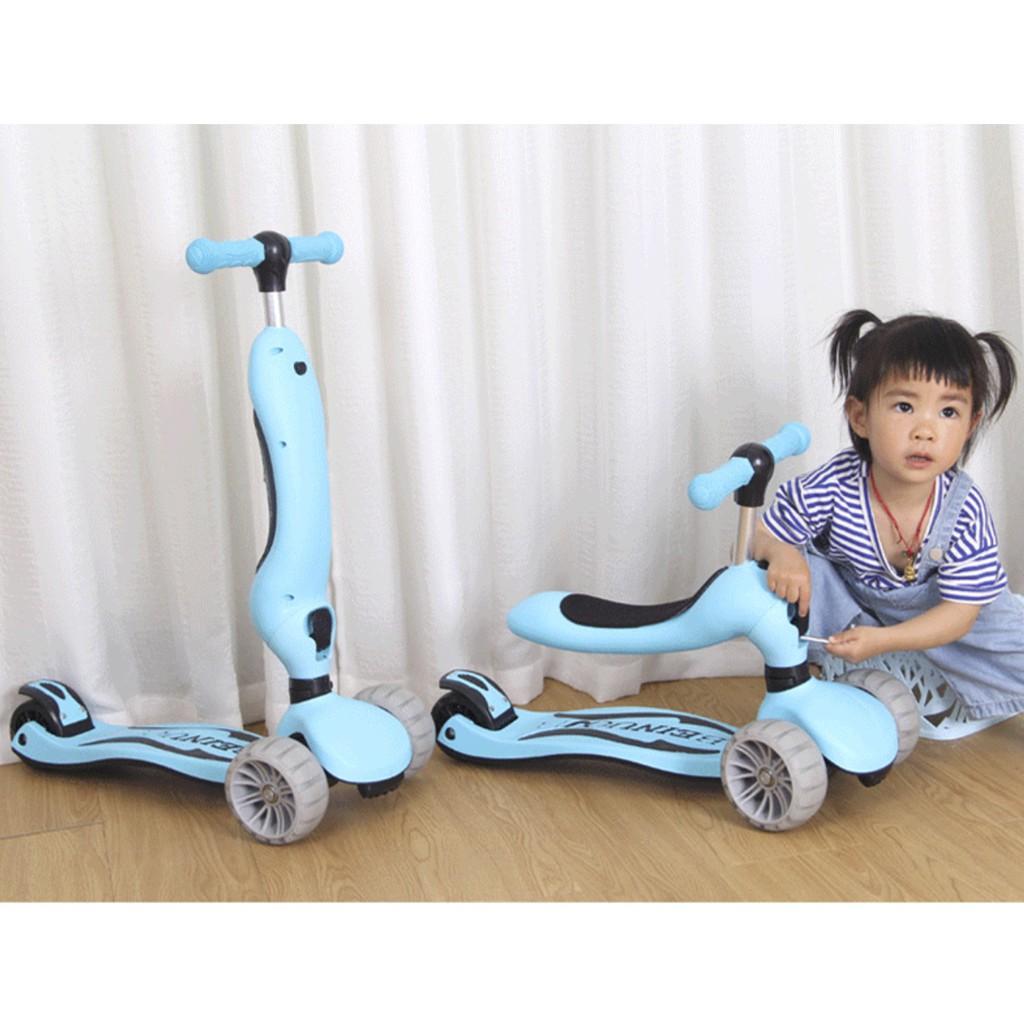 Xe scooter 2in1 Triple One Way (Blue)