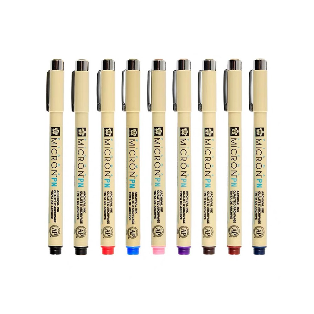 Set 9 Bút Pigma Micron PN ngòi chống nước