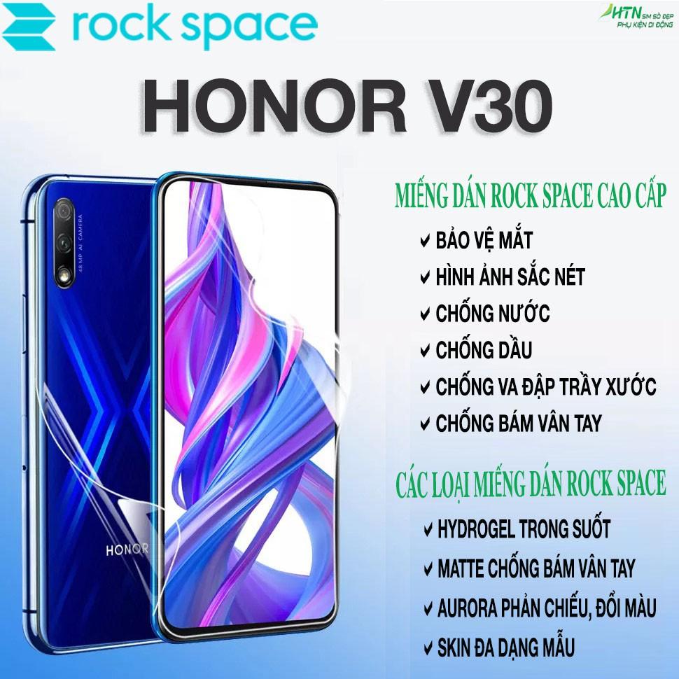 Miếng dán rock space dành cho Honor V30 PPF Hydrogel dán màn hình/ mặt sau lưng điện thoại tự phục hồi vết xước nhỏ chống ánh sáng xanh cao cấp - Hàng chính hãng