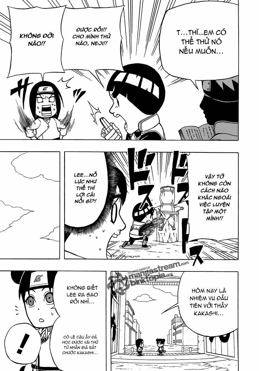cửu vĩ hồ ly ngoại truyện rock lee chapter 4 9
