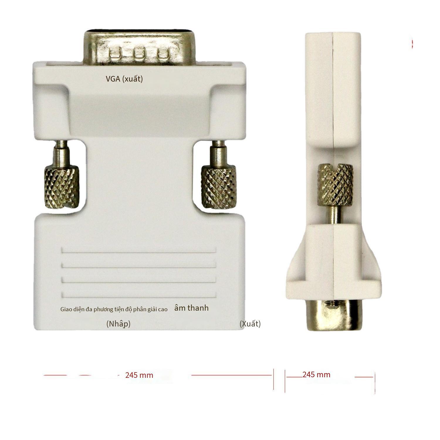 Phong cách mới nhất đang bán chạy bộ chuyển đổi HDMI nữ sang VGA nam với máy chiếu âm thanh máy tính chuyển đổi hdmi sang vga