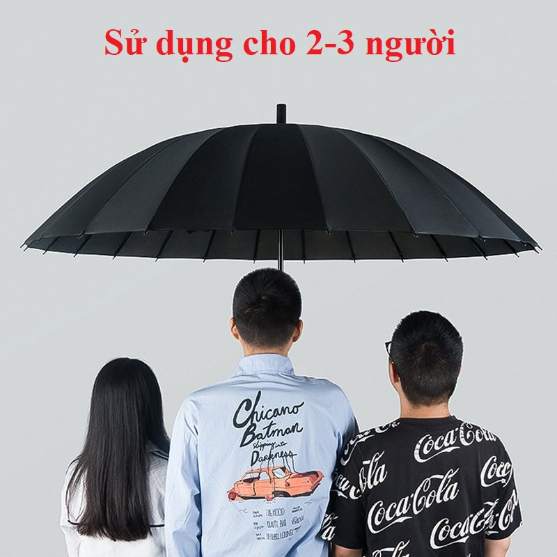 Ô dù đi mưa sân Golf Bussiness 24k Bone Umbrella Large Oversized Windproof FILLE CLAIR