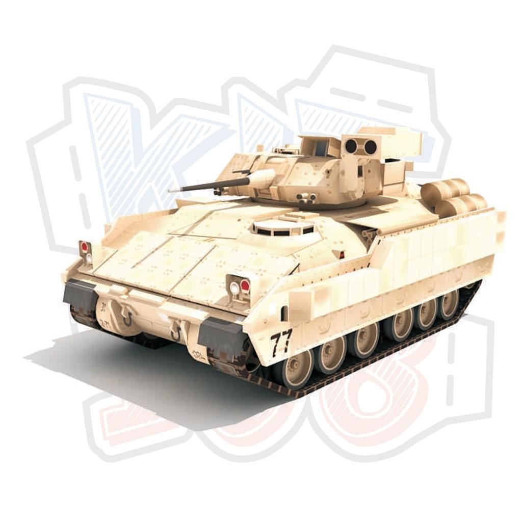 Mô hình giấy Xe tăng Free M2A2 Bradley 1-43