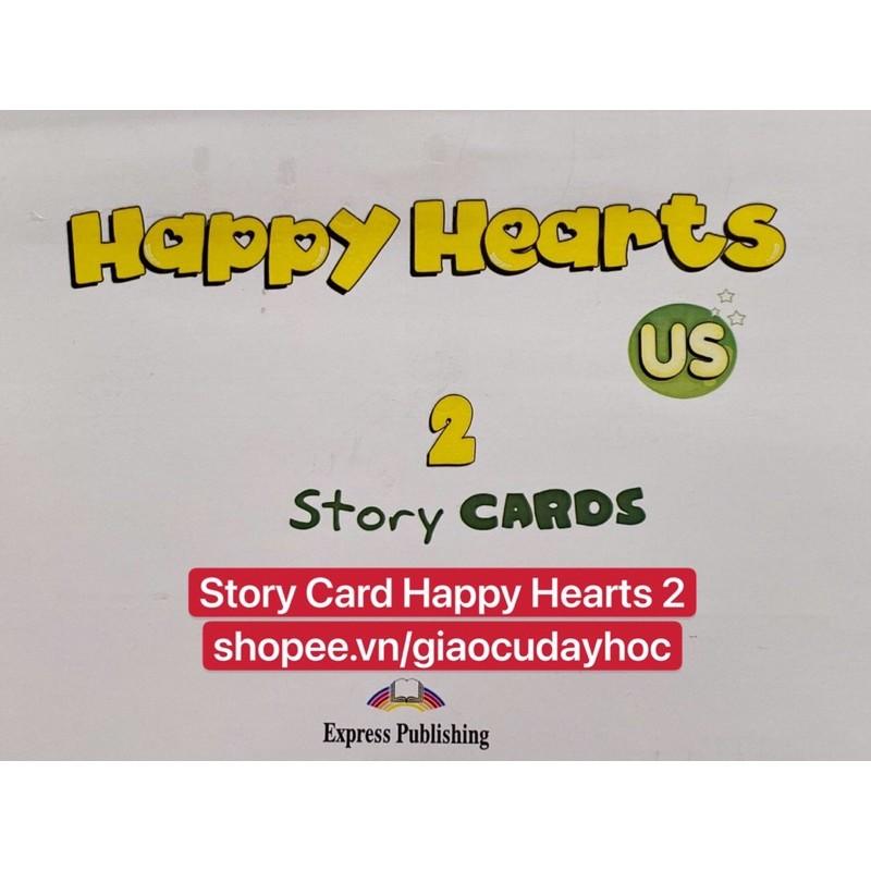 Flashcards Story Card Happy Heart 2- Size A4 ép plastics bền đẹp