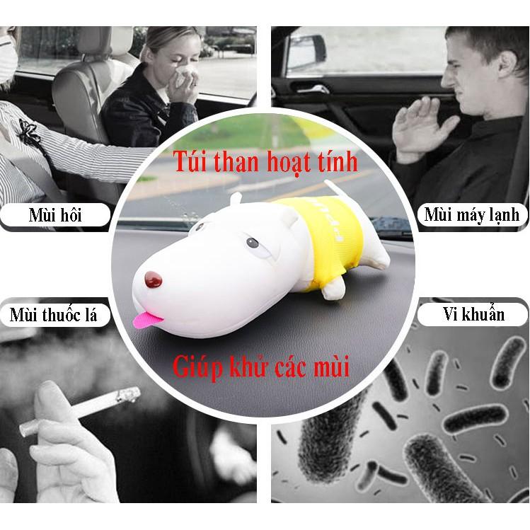 Túi than hoạt tính hình chó mặt dài