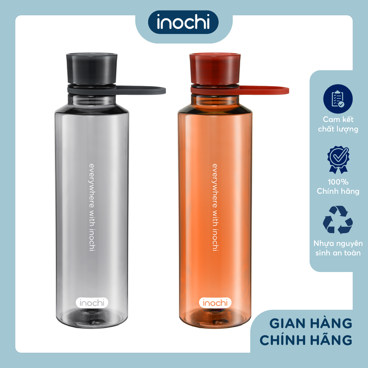 Bình nước Kita Slim 700ml