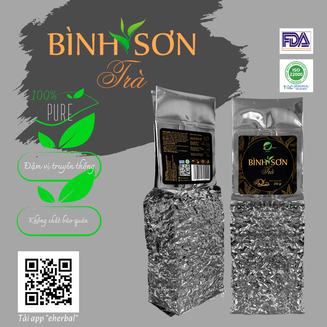 Trà bình sơn dạng gói 200g Eherbal