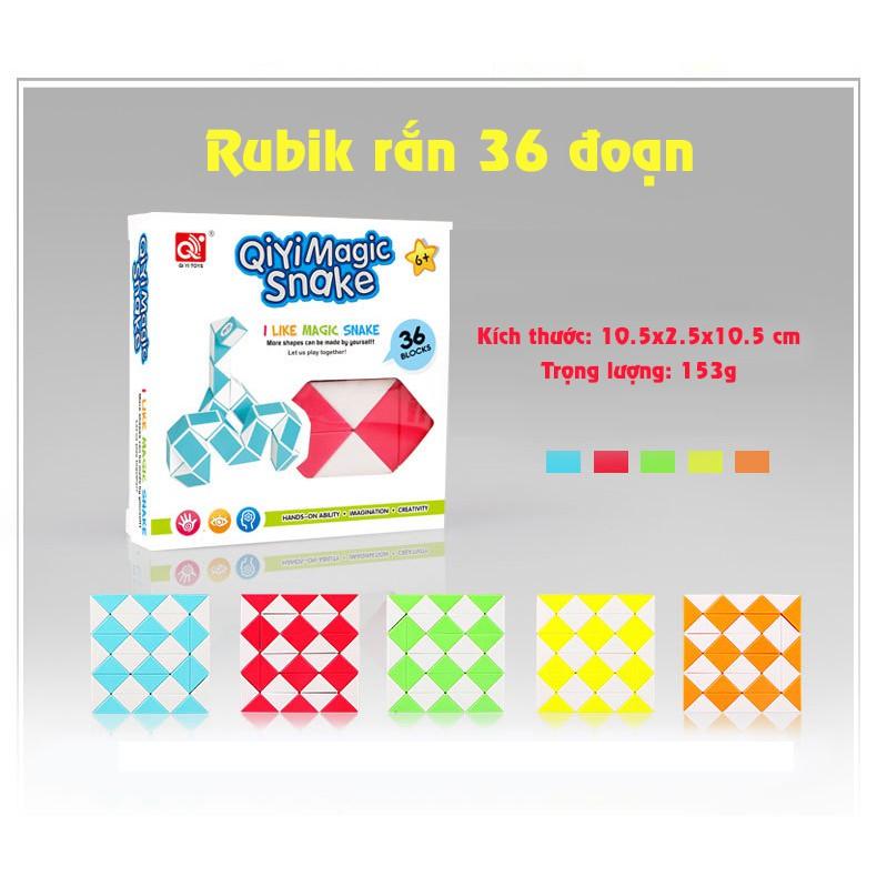 Đồ chơi ảo thuật Rubik rắn - Magic Snake 36 đoạn