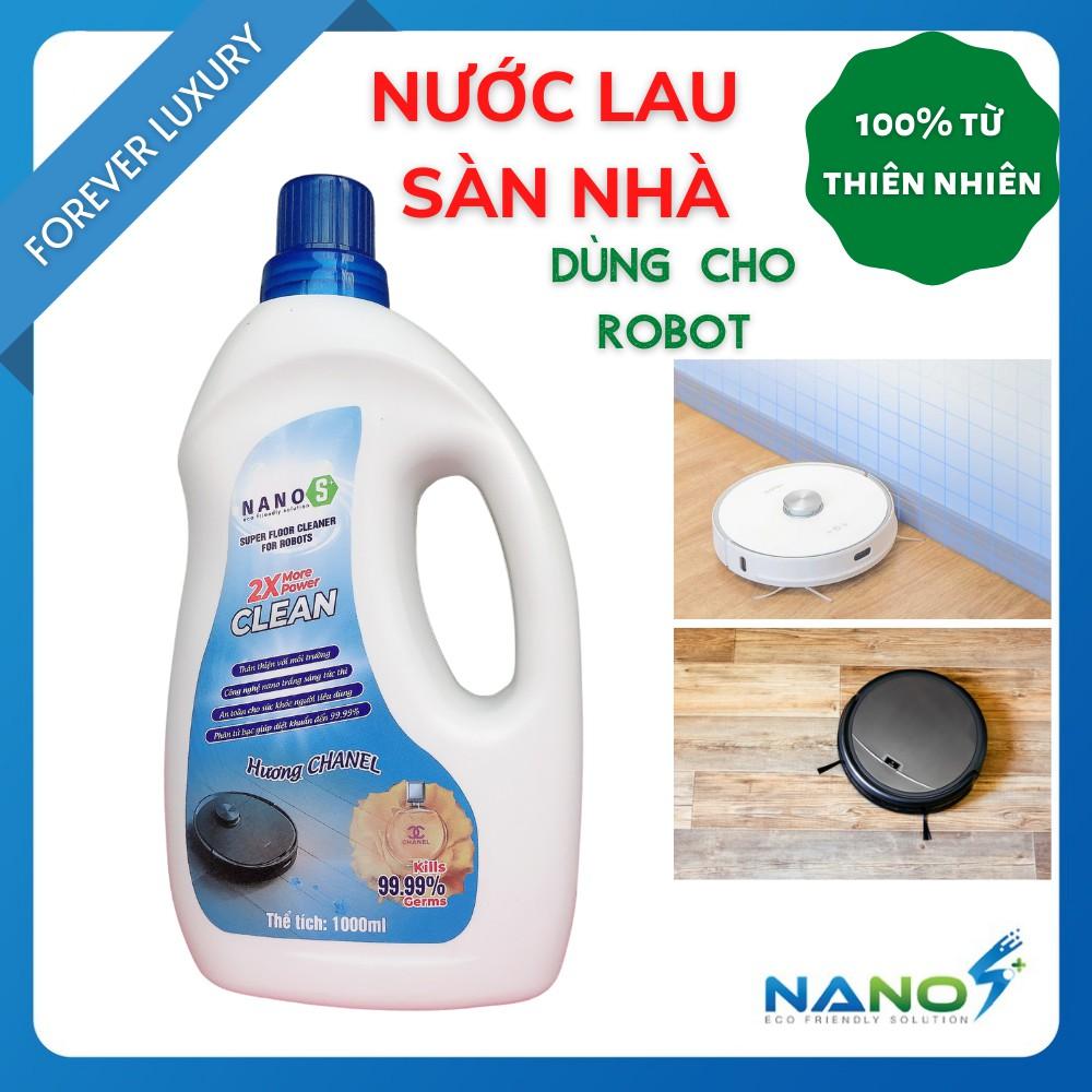 Nước lau sàn chuyên dụng dành riêng cho Robot lau nhà Nano S* 100% thiên nhiên, hương thơm dịu 1 lít