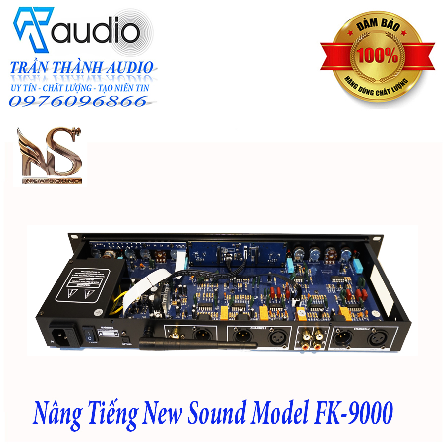 Nâng Tiếng New Sound Model FK9000 hàng chính hãng nhập khẩu 2023 Có cổng quang optical , Bluetooth Bảo Hành 24 tháng