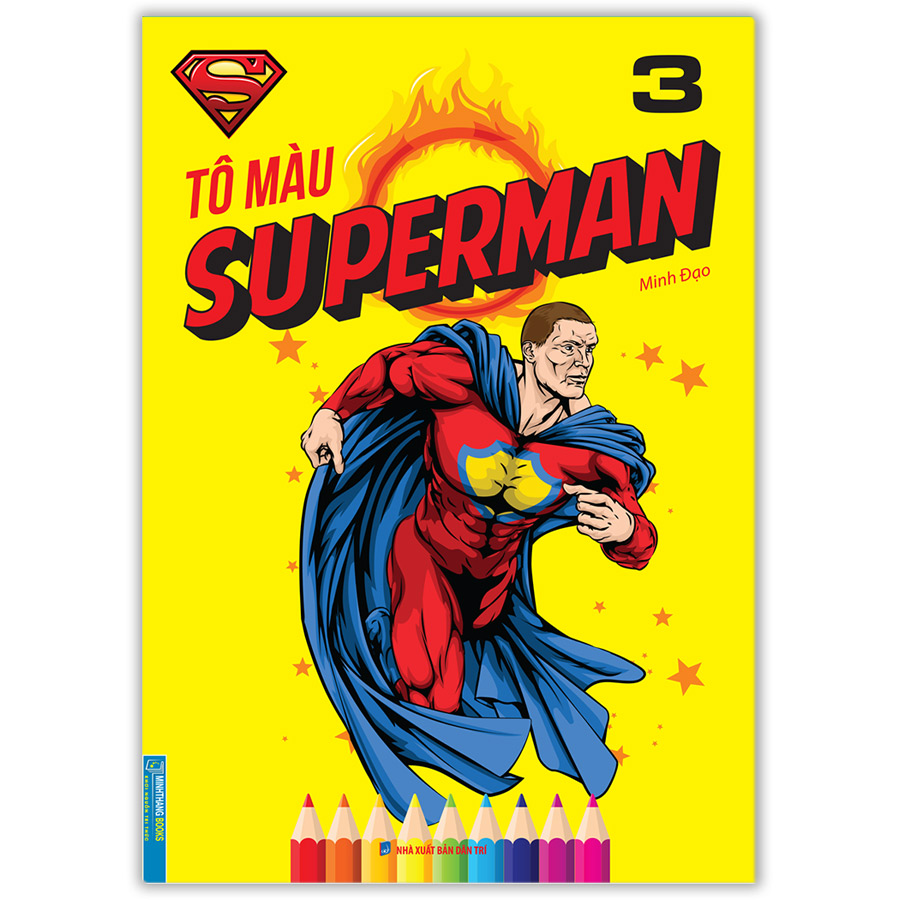 Combo 5 Cuốn Tô Màu Superman