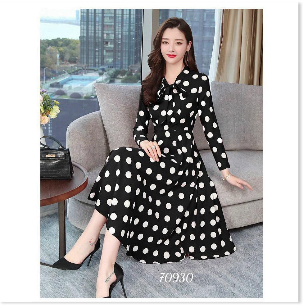 ĐẦM XÒE LỤA CHẤM BI DỰ TIỆC