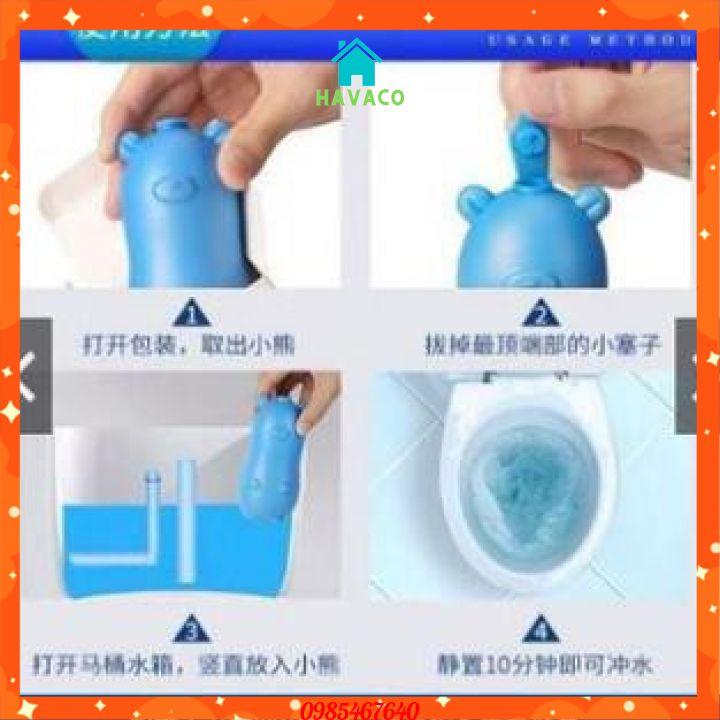 Tẩy Bồn Cầu Hình Con Lợn