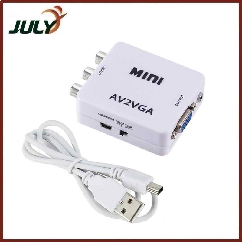 Box Chuyển mini AV Ra VGA - JL