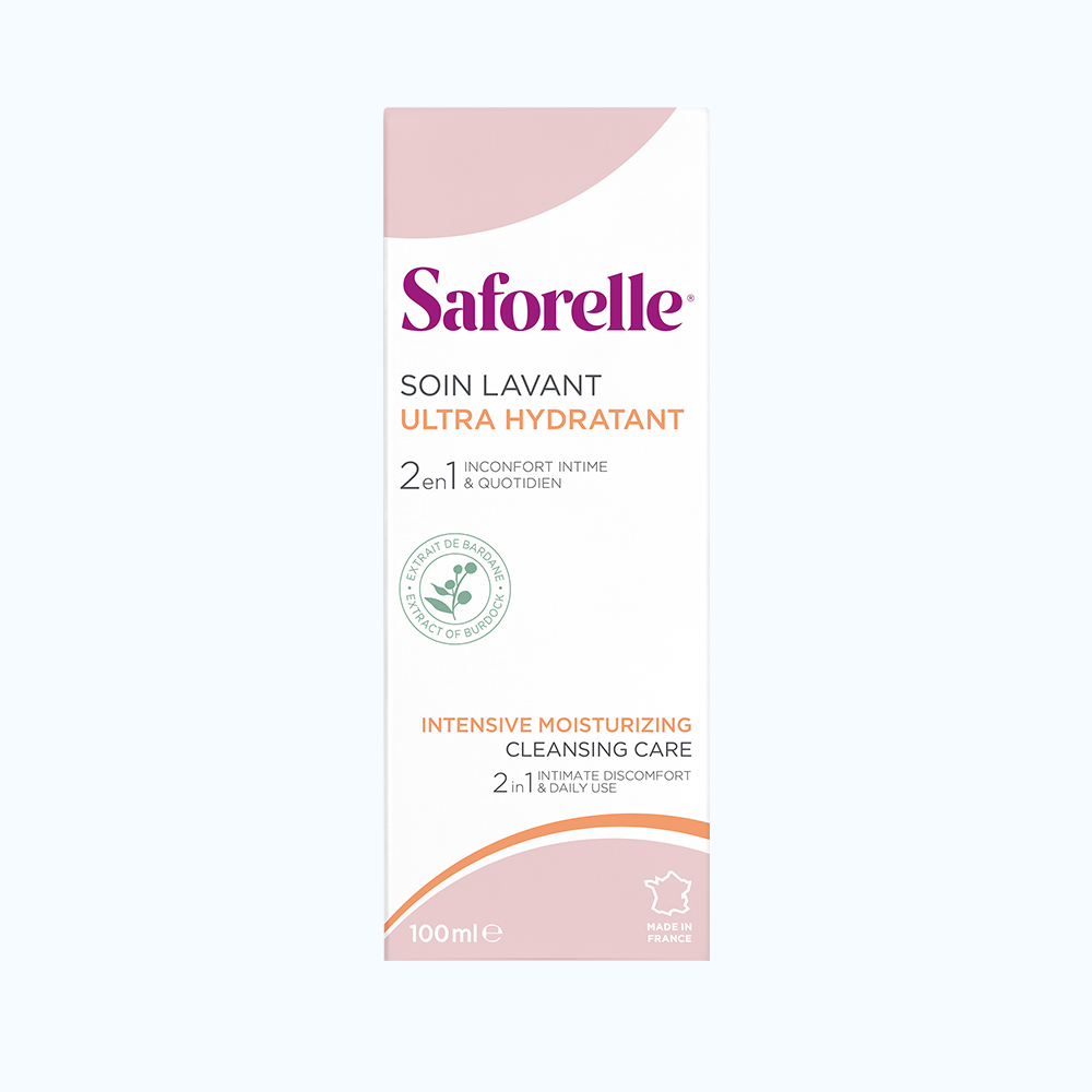 Dung dịch vệ sinh tăng cường dưỡng ẩm Saforelle chiết xuất lô hội (100ml)