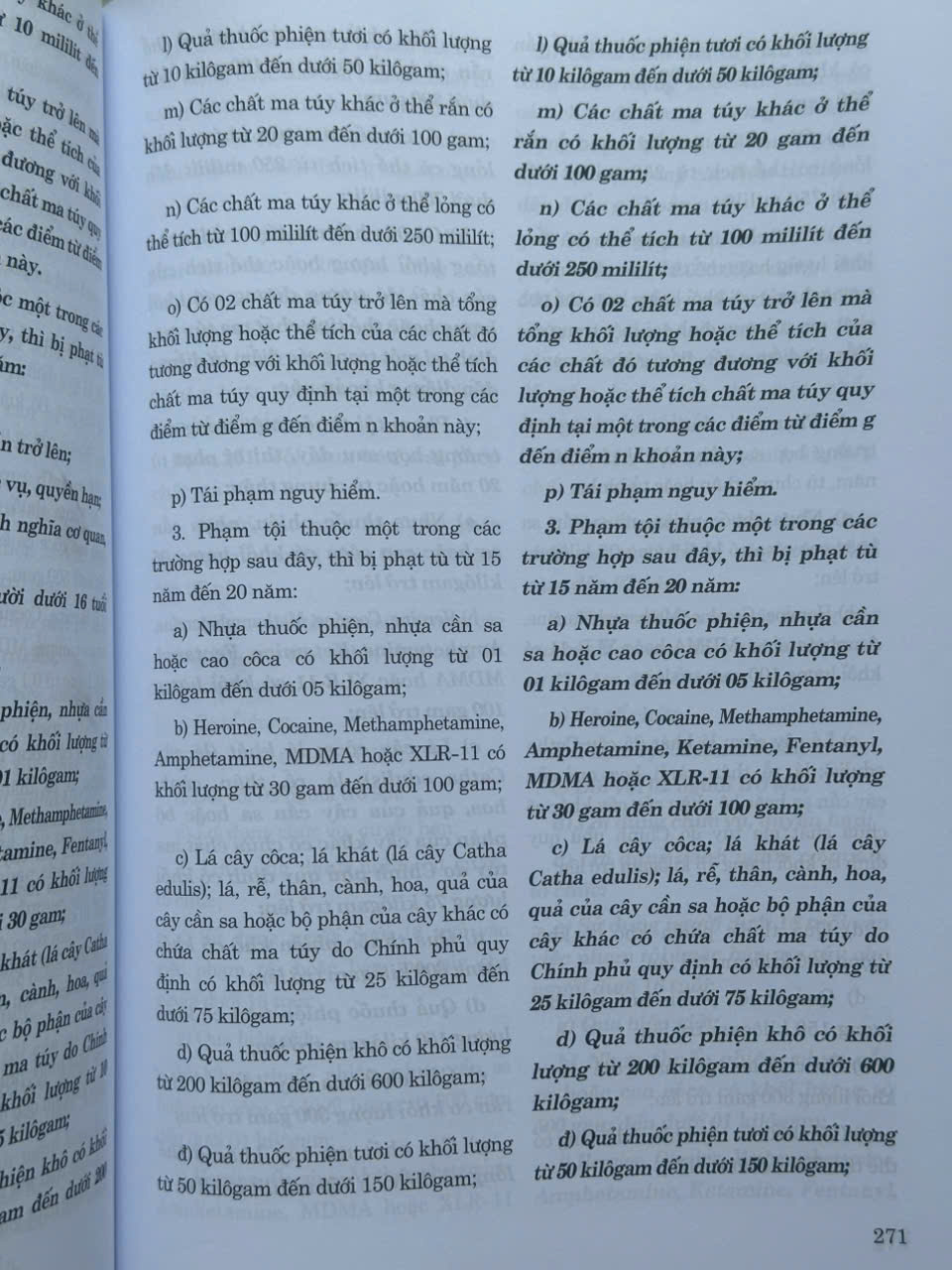 Sách So Sánh Bộ Luật Hình Sự năm 2015 Qua Các Lần Sửa Đổi, Bổ Sung (năm 2017, 2024, 2025) - V2655TA